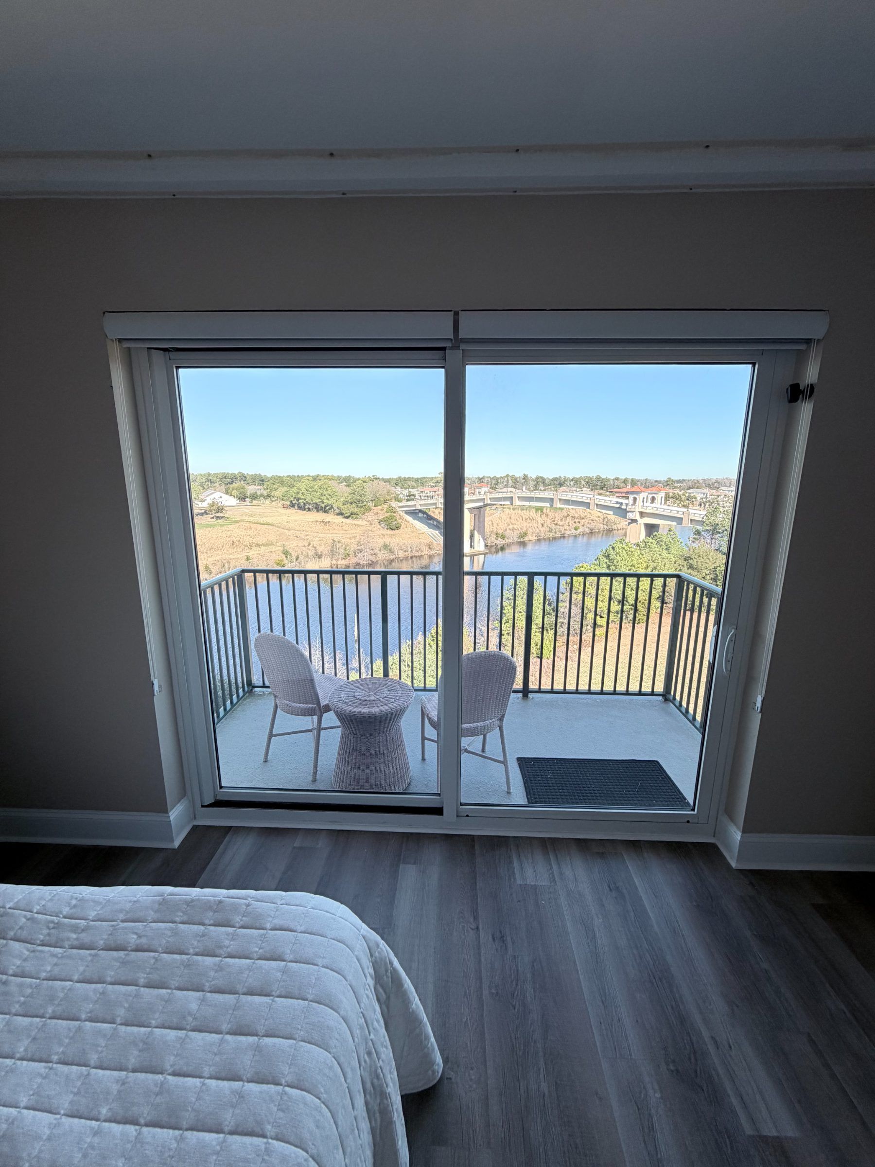 Hunter Douglas Pirouettes fully retracted