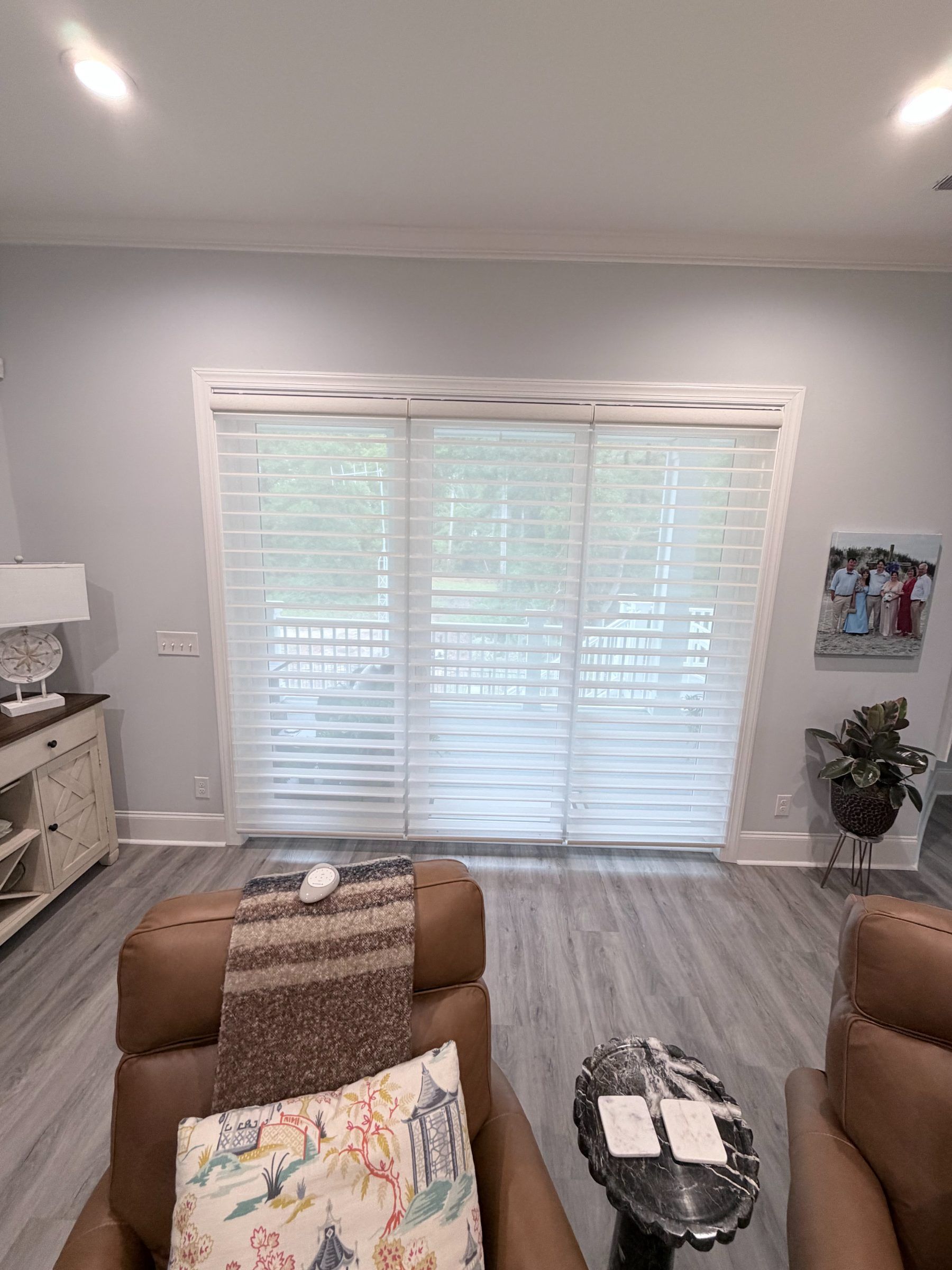 Hunter Douglas Silhouette on a Sliding Glass Door