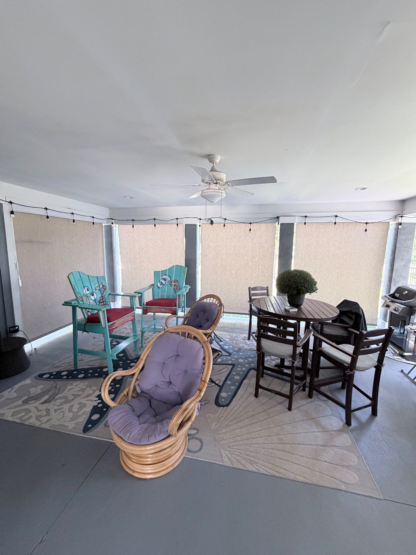 Outdoor Crank Patio Shades