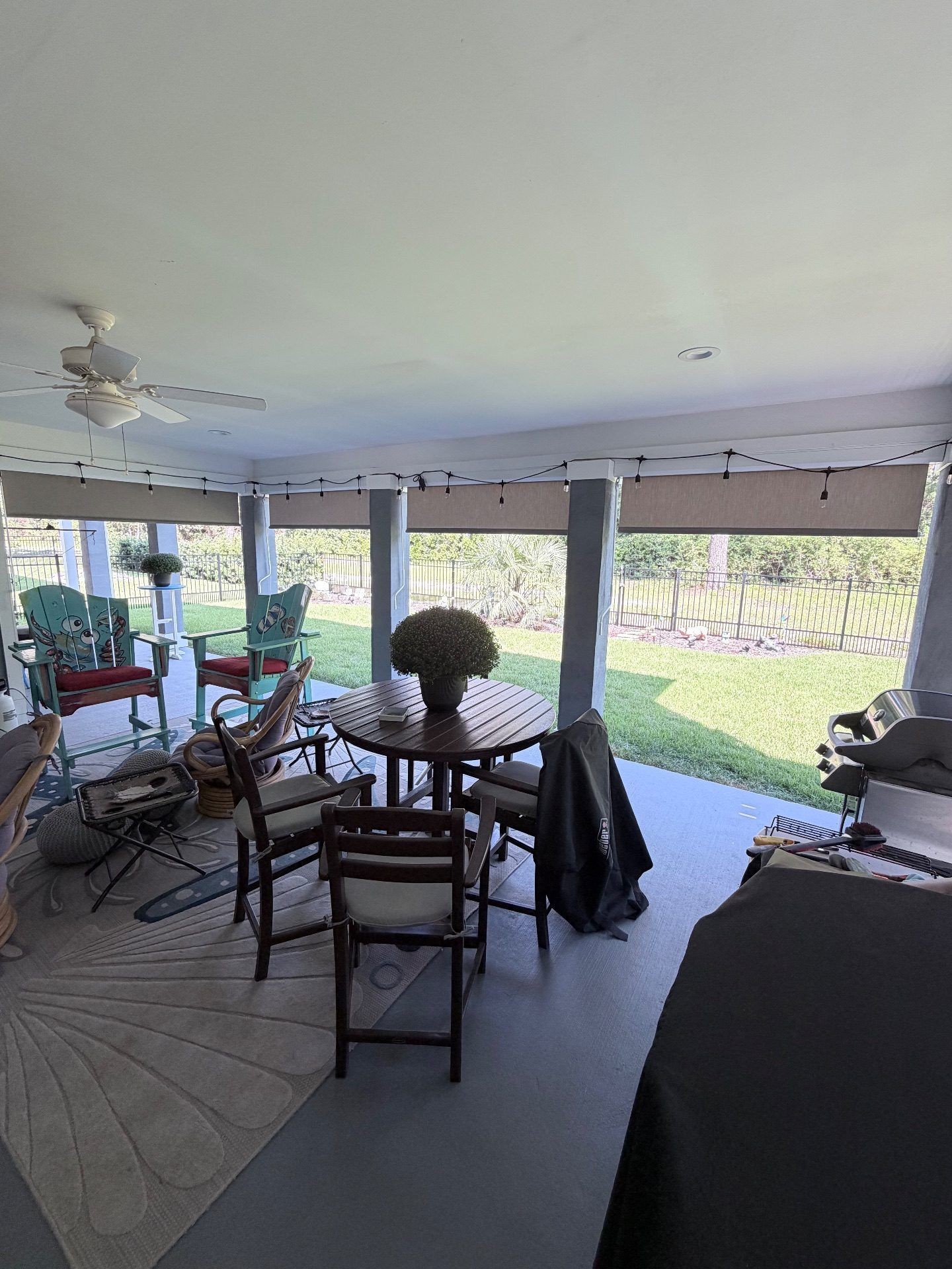 Outdoor Crank Patio Shades