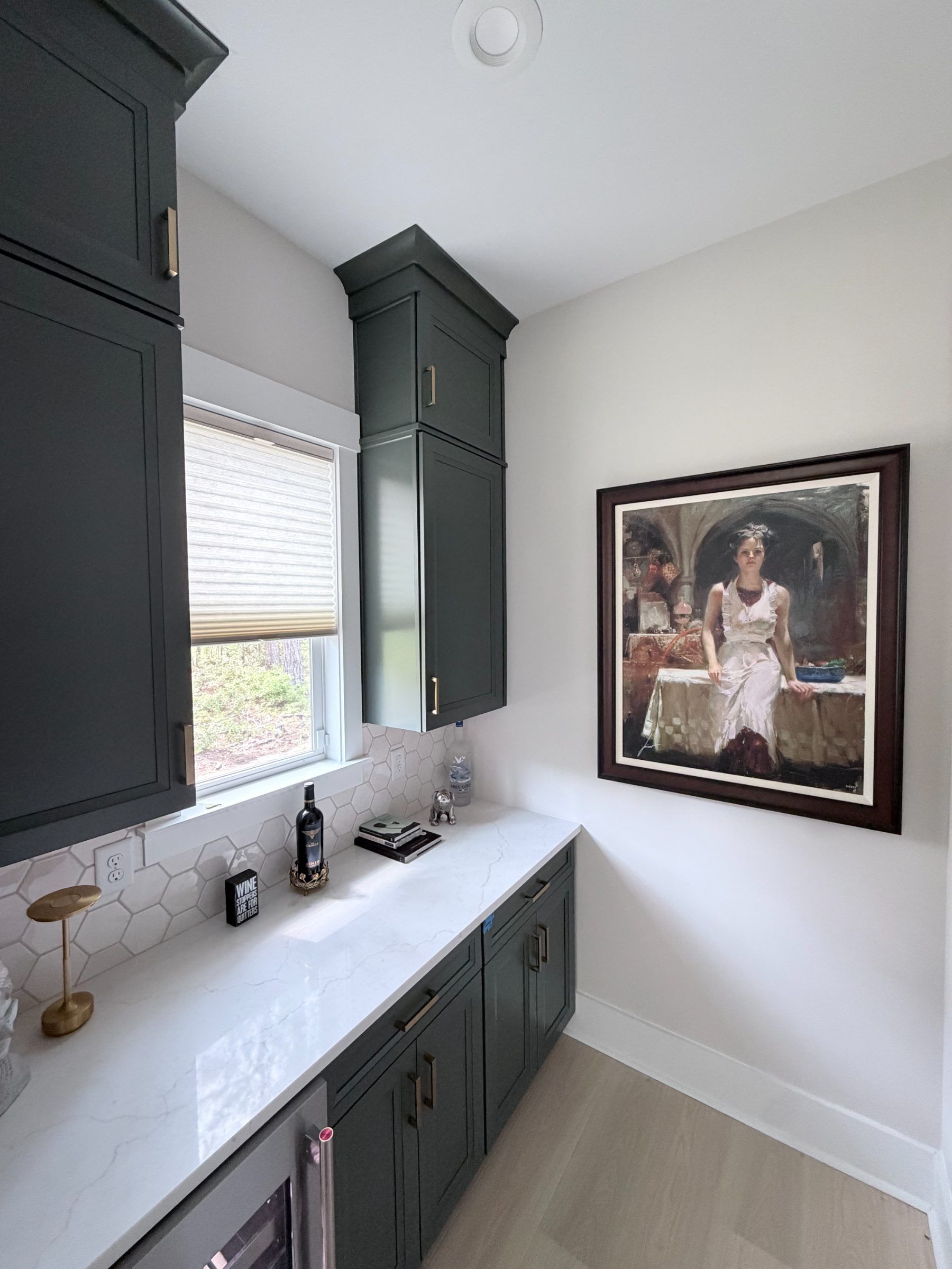 Hunter Douglas Top Down Bottom Up Shade in a Kitchen