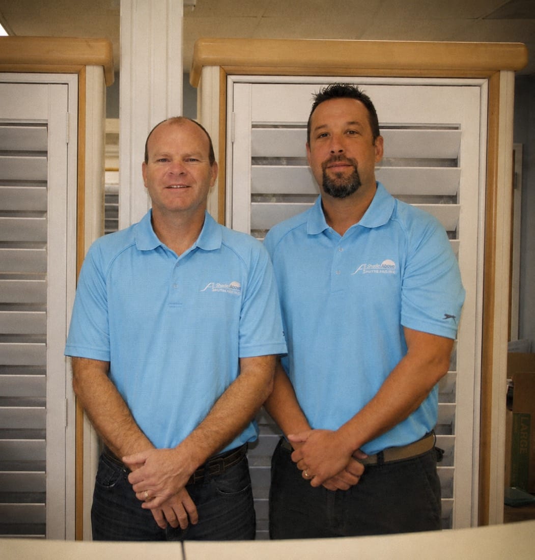 Dalton Taylor and Chad Alexander in their A Shade Above polos at the early Camden Road shop in South End, Charlotte.